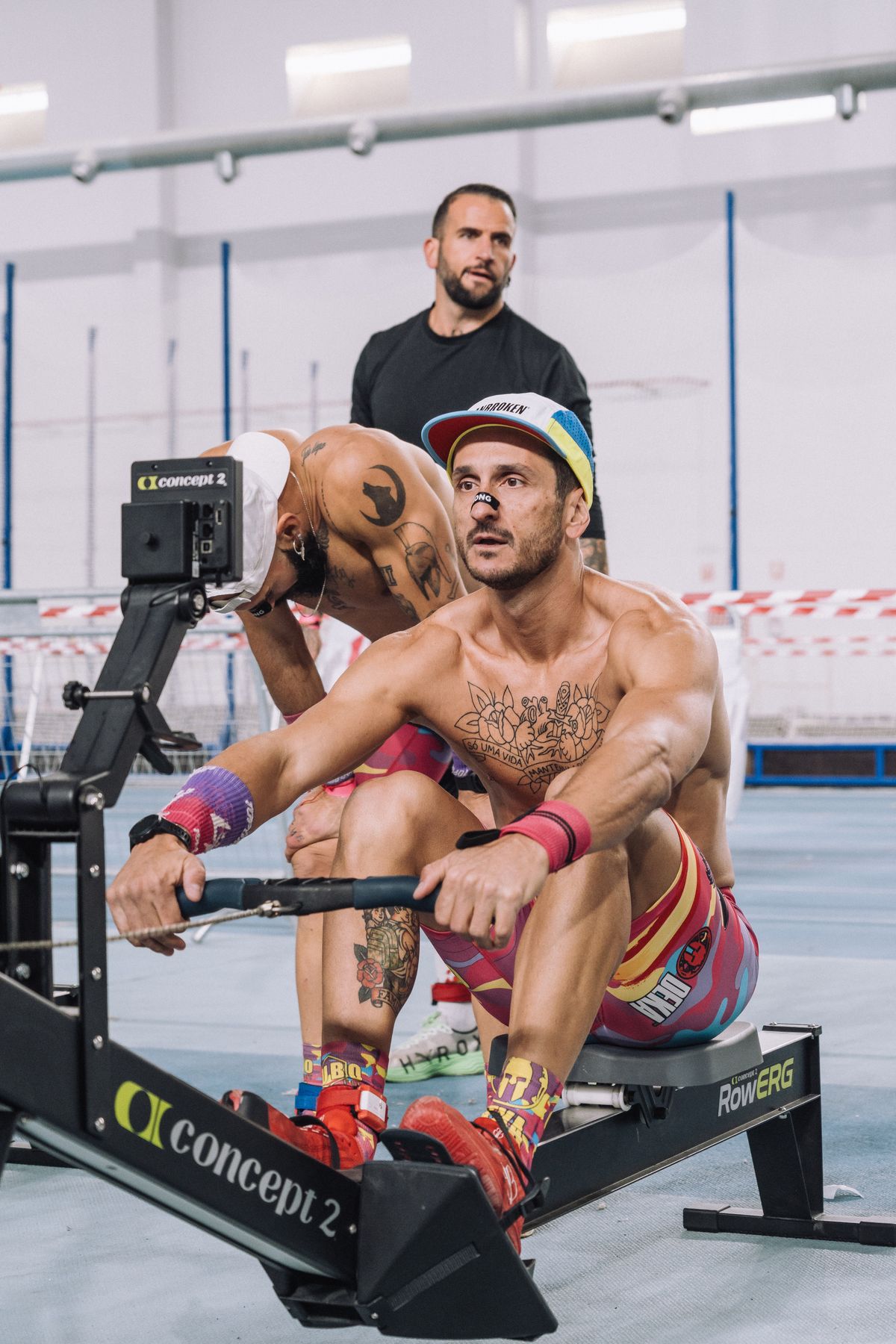 Remo Concept2 RowErg de alquiler en una competición